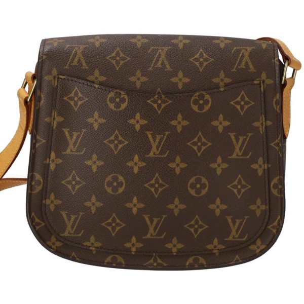 75588 2 Louis Vuitton Saint Cloud Shoulder Bag Monogram Brown