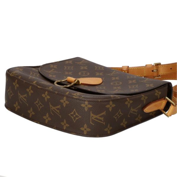 75588 3 Louis Vuitton Saint Cloud Shoulder Bag Monogram Brown