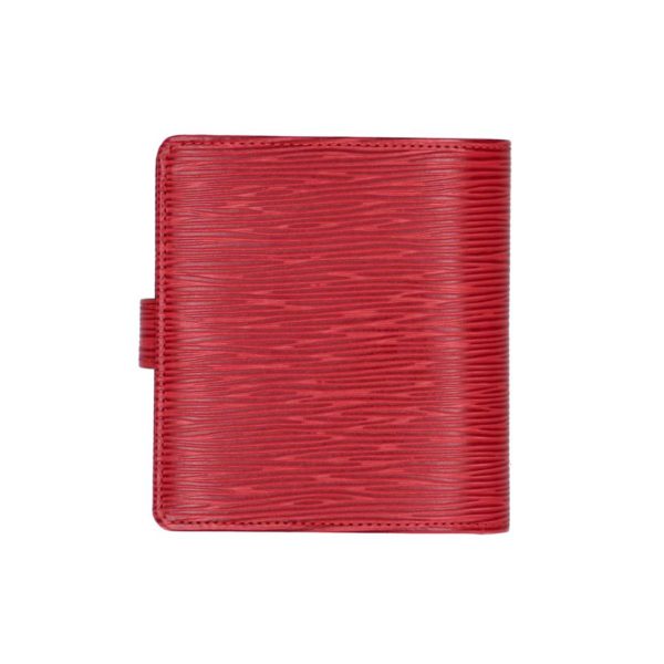 75609 2 Louis Vuitton Portovier Compact Epi Wallet Castilian Red