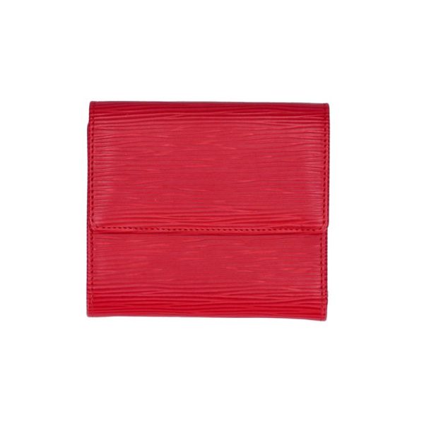 75616 1 Louis Vuitton Elise Epi Wallet Red