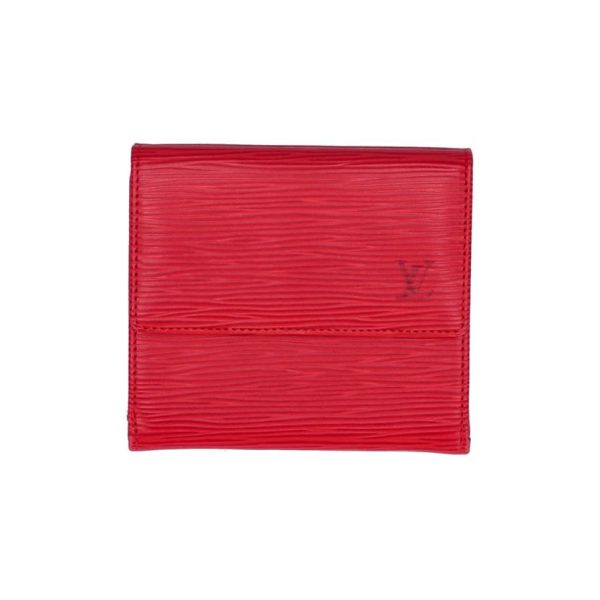 75616 2 Louis Vuitton Elise Epi Wallet Red