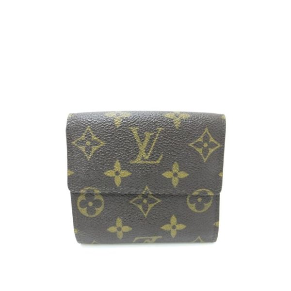 75626 2 Louis Vuitton Portomone Bier Cult Credit Monogram Wallet Brown