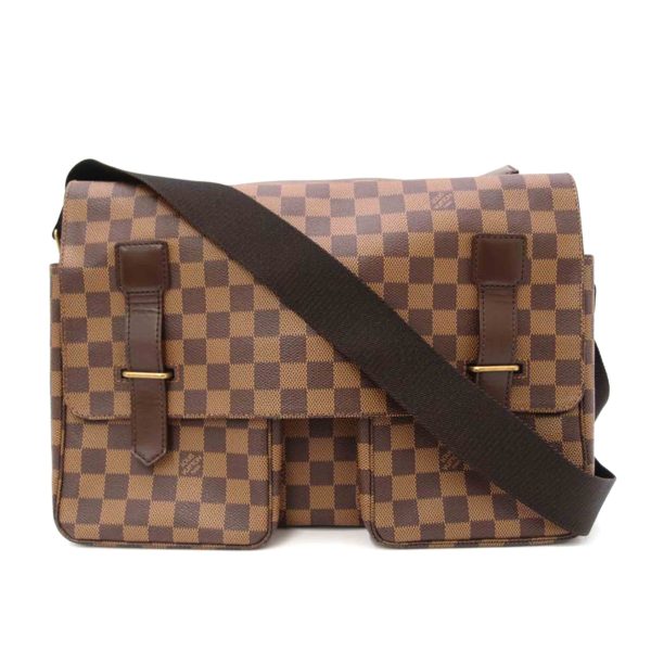 75718 1 Louis Vuitton Broadway Damier Handbag Ebene Brown