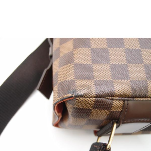 75718 8 Louis Vuitton Broadway Damier Handbag Ebene Brown