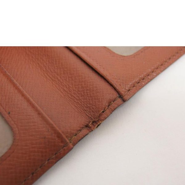 75725 7 Louis Vuitton Vertical Pass Case Monogram Brown