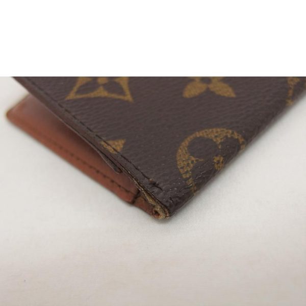 75725 9 Louis Vuitton Vertical Pass Case Monogram Brown