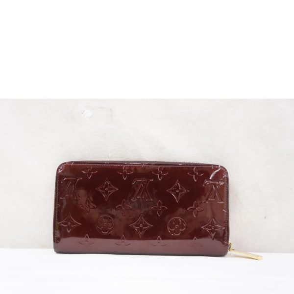 75731 2 Louis Vuitton Zippy Wallet Wallet Vernis Amarant