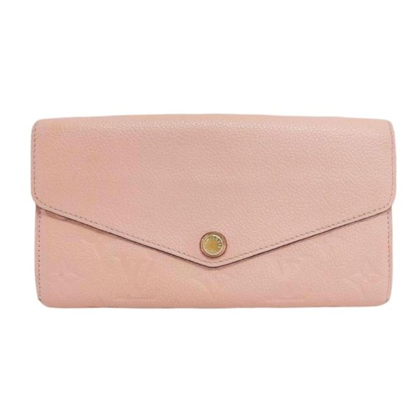 75745 1 Louis Vuitton Portefeuil Sala Wallet Monogram Embrunte Rose Ballerine