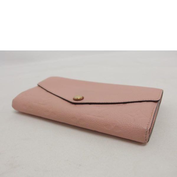 75745 3 Louis Vuitton Portefeuil Sala Wallet Monogram Embrunte Rose Ballerine