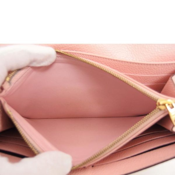 75745 8 Louis Vuitton Portefeuil Sala Wallet Monogram Embrunte Rose Ballerine