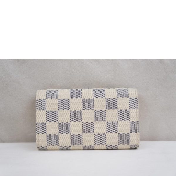 75755 2 Louis Vuitton Portefeuil Tresor Damier Azur