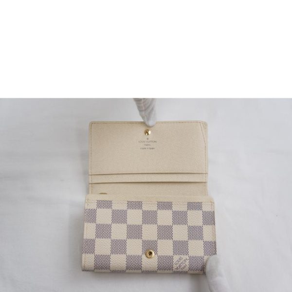 75755 4 Louis Vuitton Portefeuil Tresor Damier Azur