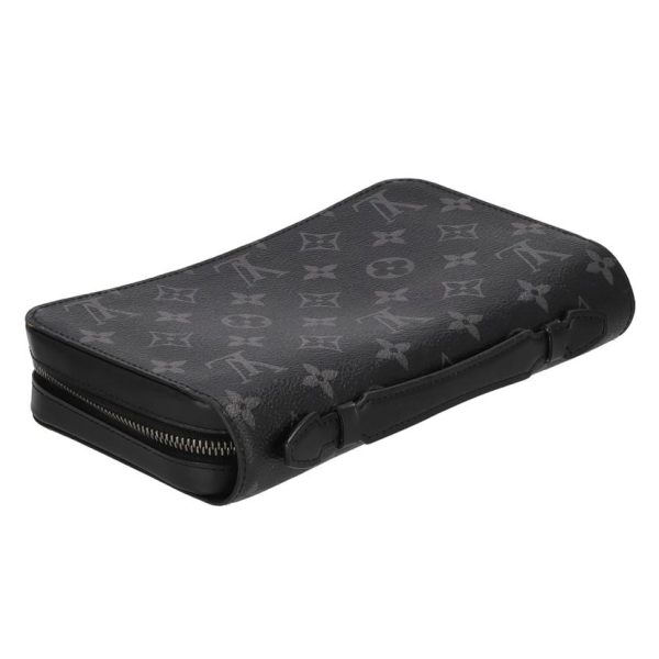 75784 3 Louis Vuitton Zippy XL Monogram Wallet Black