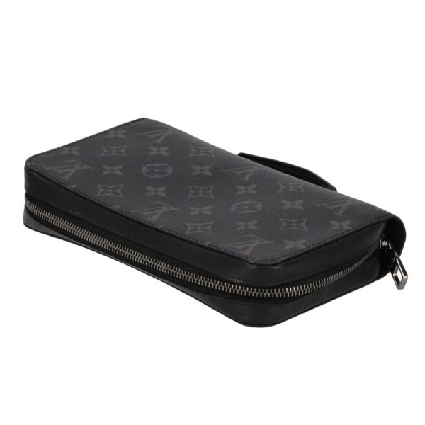 75784 4 Louis Vuitton Zippy XL Monogram Wallet Black