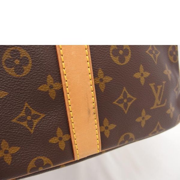 75787 10 Louis Vuitton Keepall Bandouliere 60 Monogram Bag Brown