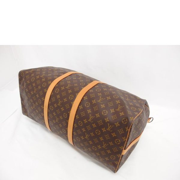 75787 3 Louis Vuitton Keepall Bandouliere 60 Monogram Bag Brown