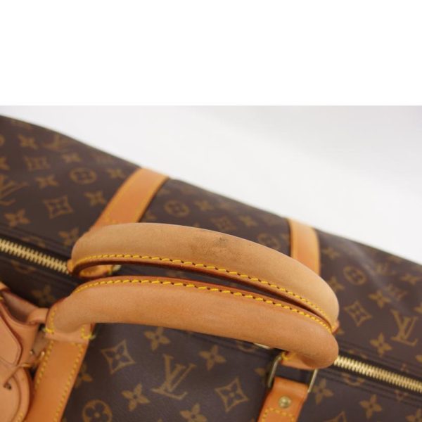 75787 4 Louis Vuitton Keepall Bandouliere 60 Monogram Bag Brown