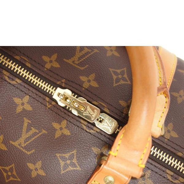 75787 8 Louis Vuitton Keepall Bandouliere 60 Monogram Bag Brown