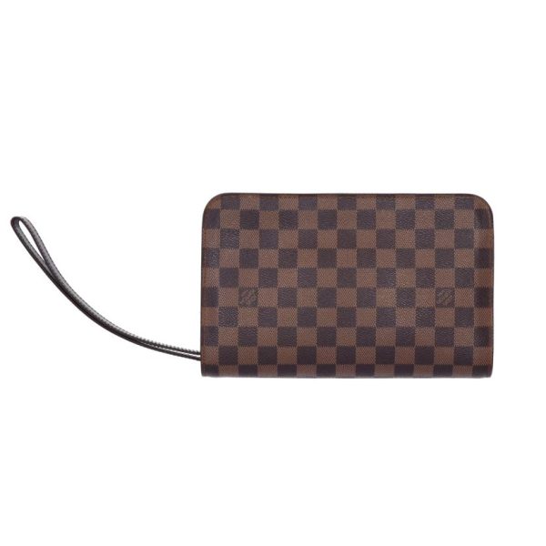 75821 2 Louis Vuitton Saint Louis Damier Handbag Ebene Brown