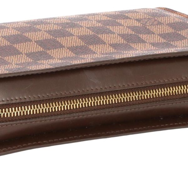 75821 7 Louis Vuitton Saint Louis Damier Handbag Ebene Brown