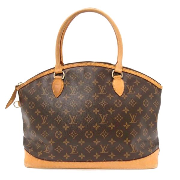 75831 1 Louis Vuitton Lockit Horizontal Monogram Tote Bag Brown