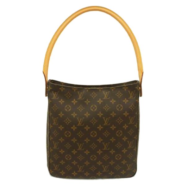 75848 1 Louis Vuitton Looping GM Monogram Handbag Brown