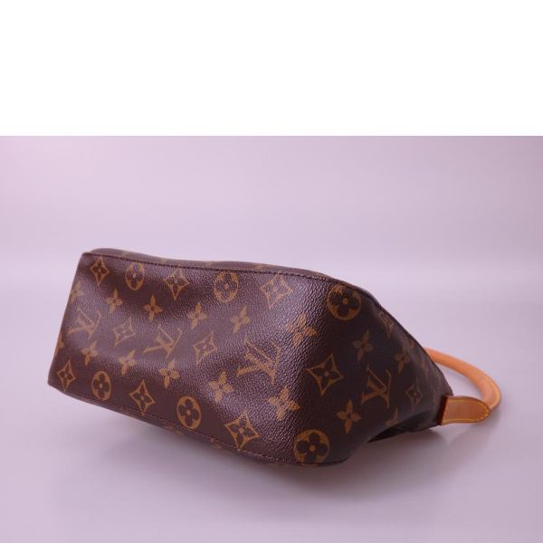 75855 4 Louis Vuitton Looping MM Monogram Shoulder Bag Brown