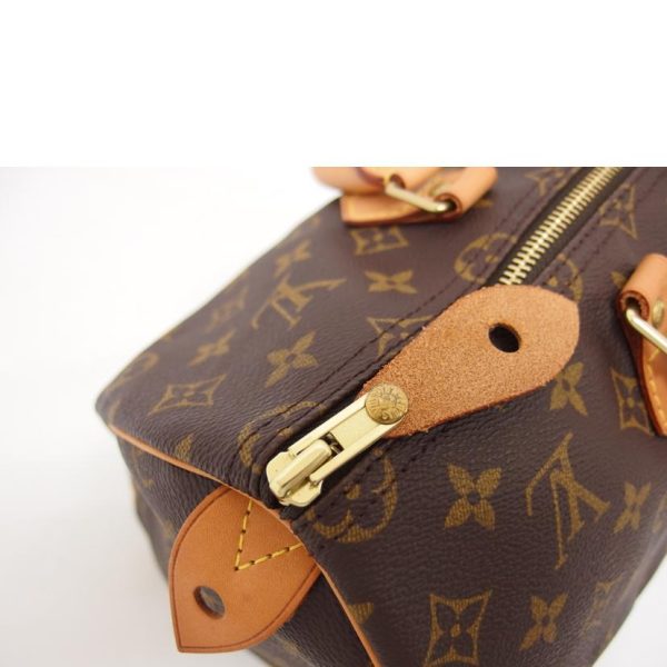 75909 8 Louis Vuitton Speedy 35 Monogram Handbag Brown