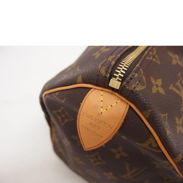 75909 9 Louis Vuitton Speedy 35 Monogram Handbag Brown