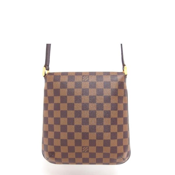 75947 2 Louis Vuitton Musette Salsa Long Shoulder Damier Ebene Bag Brown