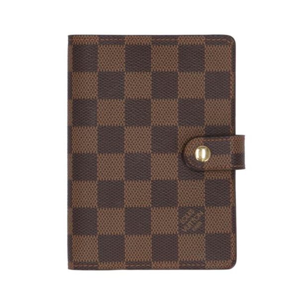 75985 1 Louis Vuitton Agenda PM Monogram Wallet Brown