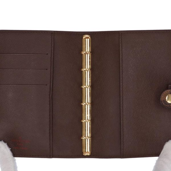 75985 5 Louis Vuitton Agenda PM Monogram Wallet Brown