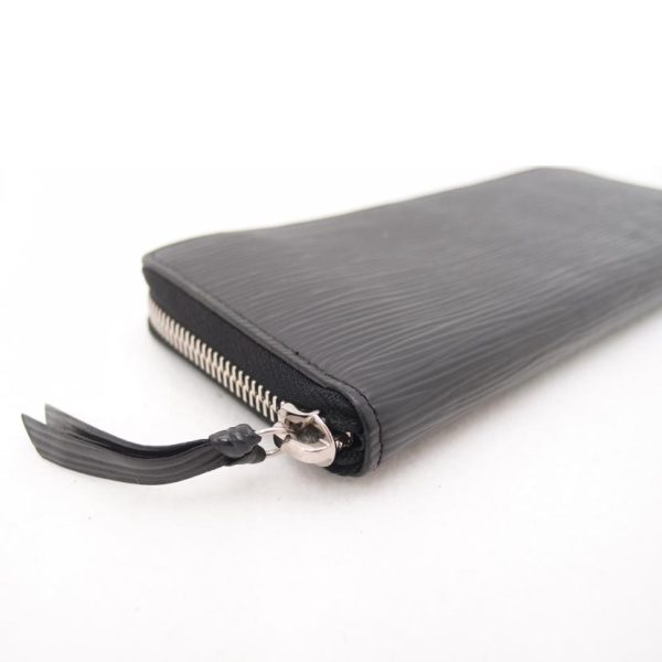 76031 8 Louis Vuitton Portefeuille Clemence Epi Wallet Noir