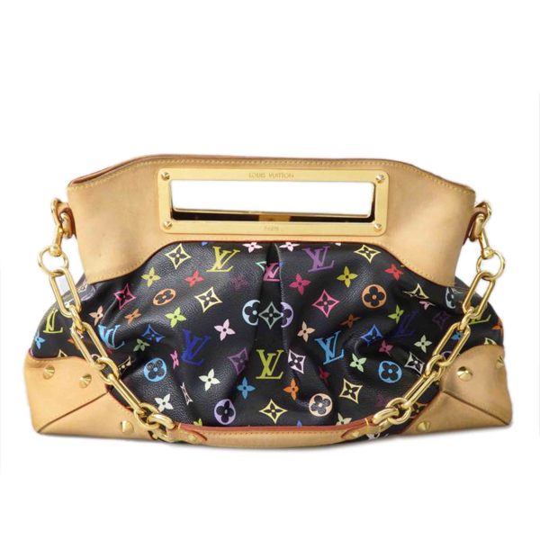 76043 1 Louis Vuitton Judy GM Monogram Multicolor Shoulder Bag Brown