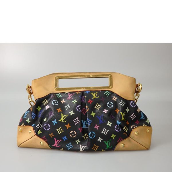 76043 2 Louis Vuitton Judy GM Monogram Multicolor Shoulder Bag Brown