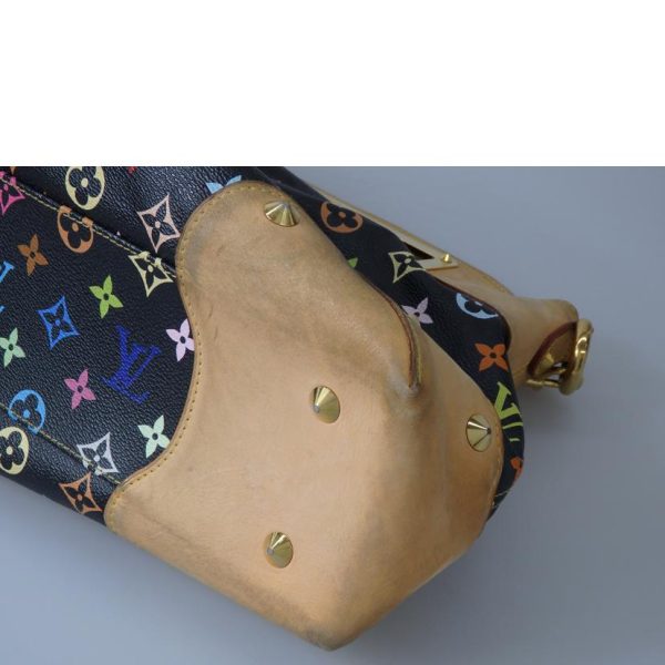 76043 8 Louis Vuitton Judy GM Monogram Multicolor Shoulder Bag Brown