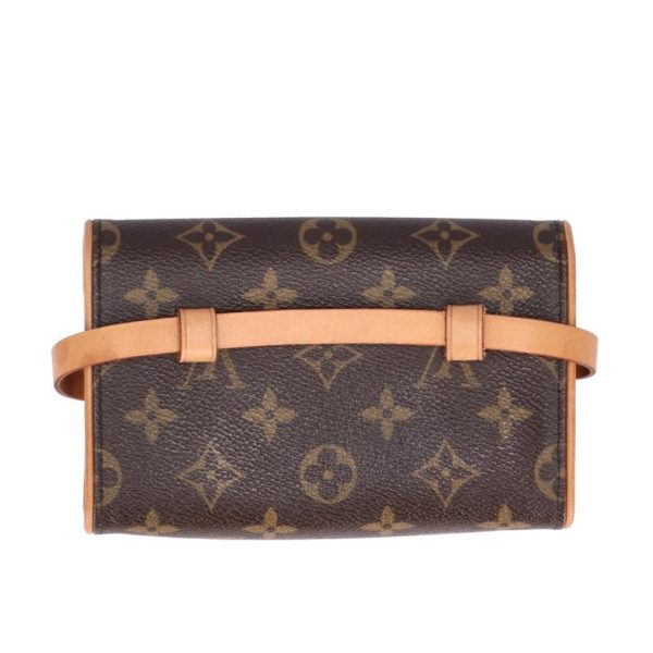 76067 2 Louis Vuitton Pochette Florentine Monogram Clutch Bag Brown