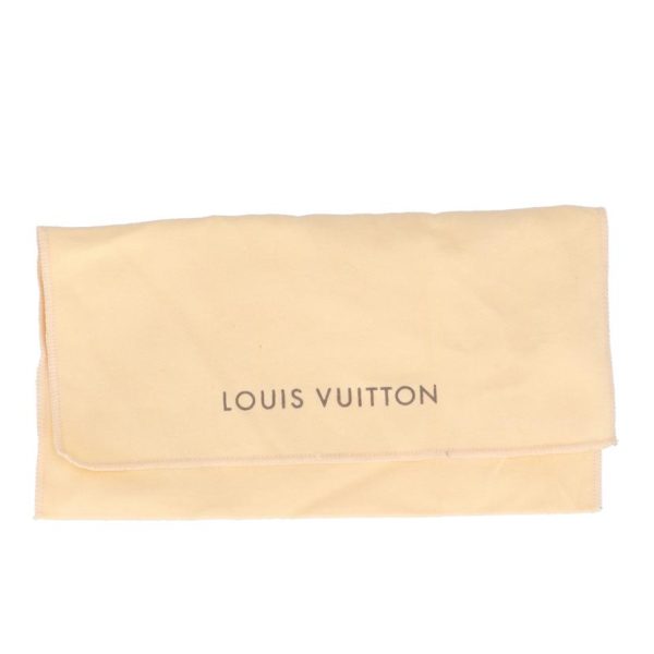 76067 6 Louis Vuitton Pochette Florentine Monogram Clutch Bag Brown