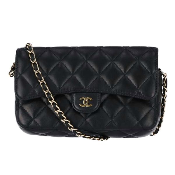 76106 1 Chanel Matelassé Mini Chain Shoulder Wallet