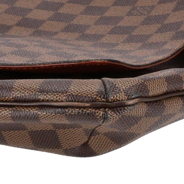 76166 7 Louis Vuitton Musette Salsa Long Shoulder Damier Handbag Ebene Brown