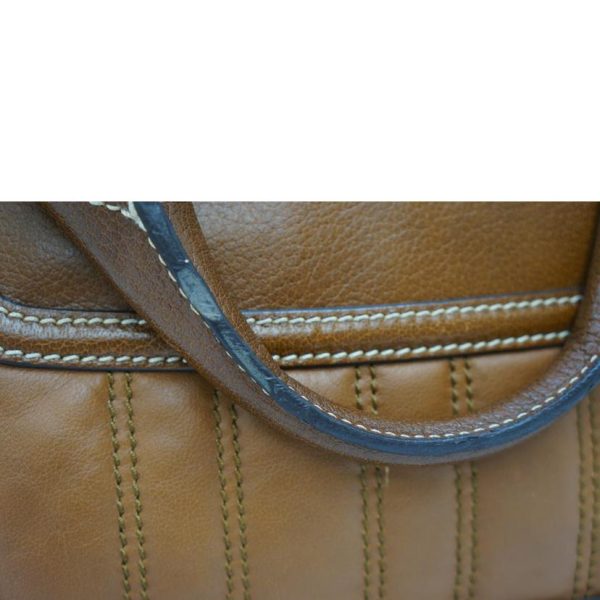 76205 7 Celine Boogie Bag Leather Brown