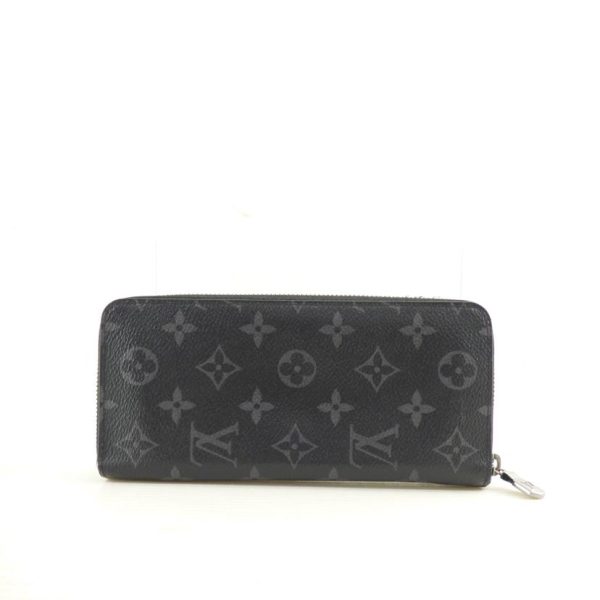 76208 2 Louis Vuitton Zippy Wallet Vertical MG Eclipse Wallet Black