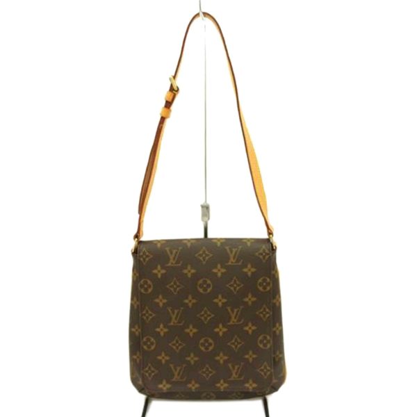 76210 1 Louis Vuitton Musette Salsa Short Monogram Bag Brown