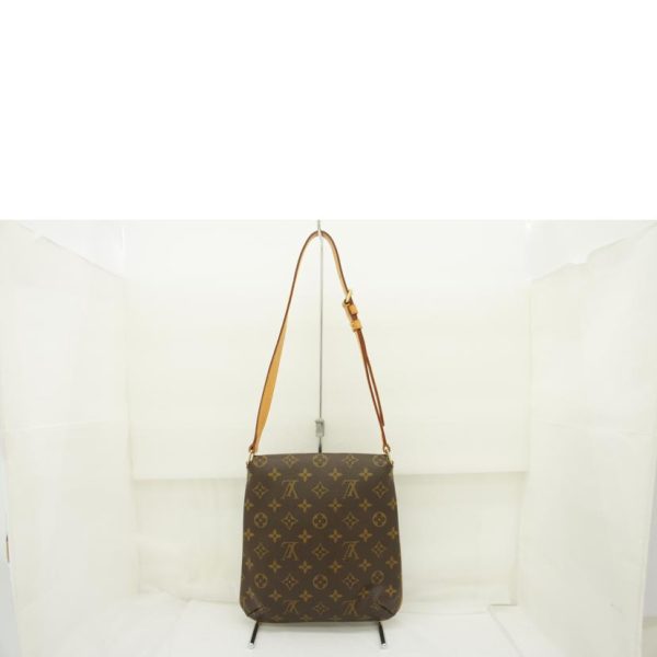 76210 2 Louis Vuitton Musette Salsa Short Monogram Bag Brown