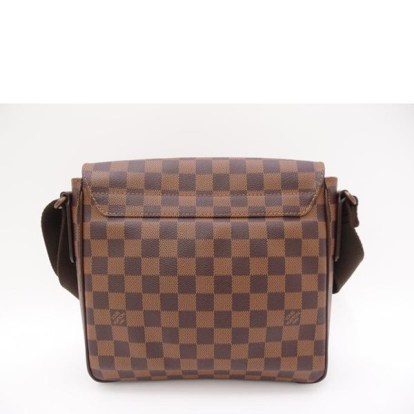 76258 2 Louis Vuitton District PM Damier Ebene Messenger Bag Brown