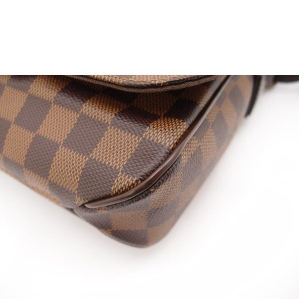 76258 7 Louis Vuitton District PM Damier Ebene Messenger Bag Brown