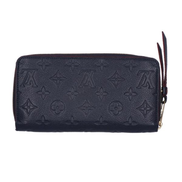 76262 2 Louis Vuitton Zippy Wallet Empreinte Wallet Marine Rouge