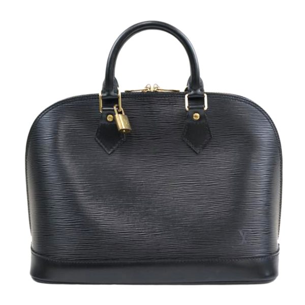 76296 1 Louis Vuitton Alma Epi Noir Black