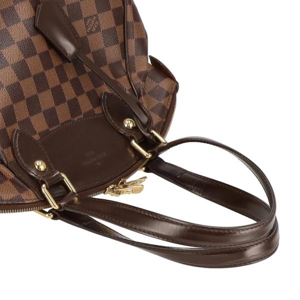 76296 4 Louis Vuitton Verona PM Damier Ebene Handbag Brown