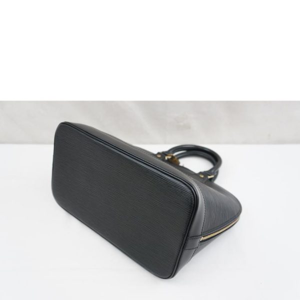 76296 4 Louis Vuitton Alma Epi Noir Black